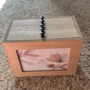 Wooden Photo Box